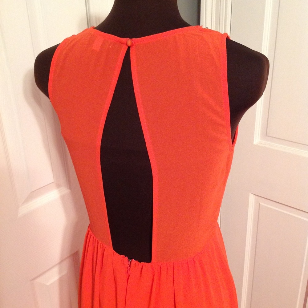 Pearl and Rhinestone accented Maxi Dress - Picture 3 of 8